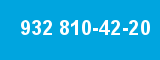 932 810-42-20 932 810-42-20